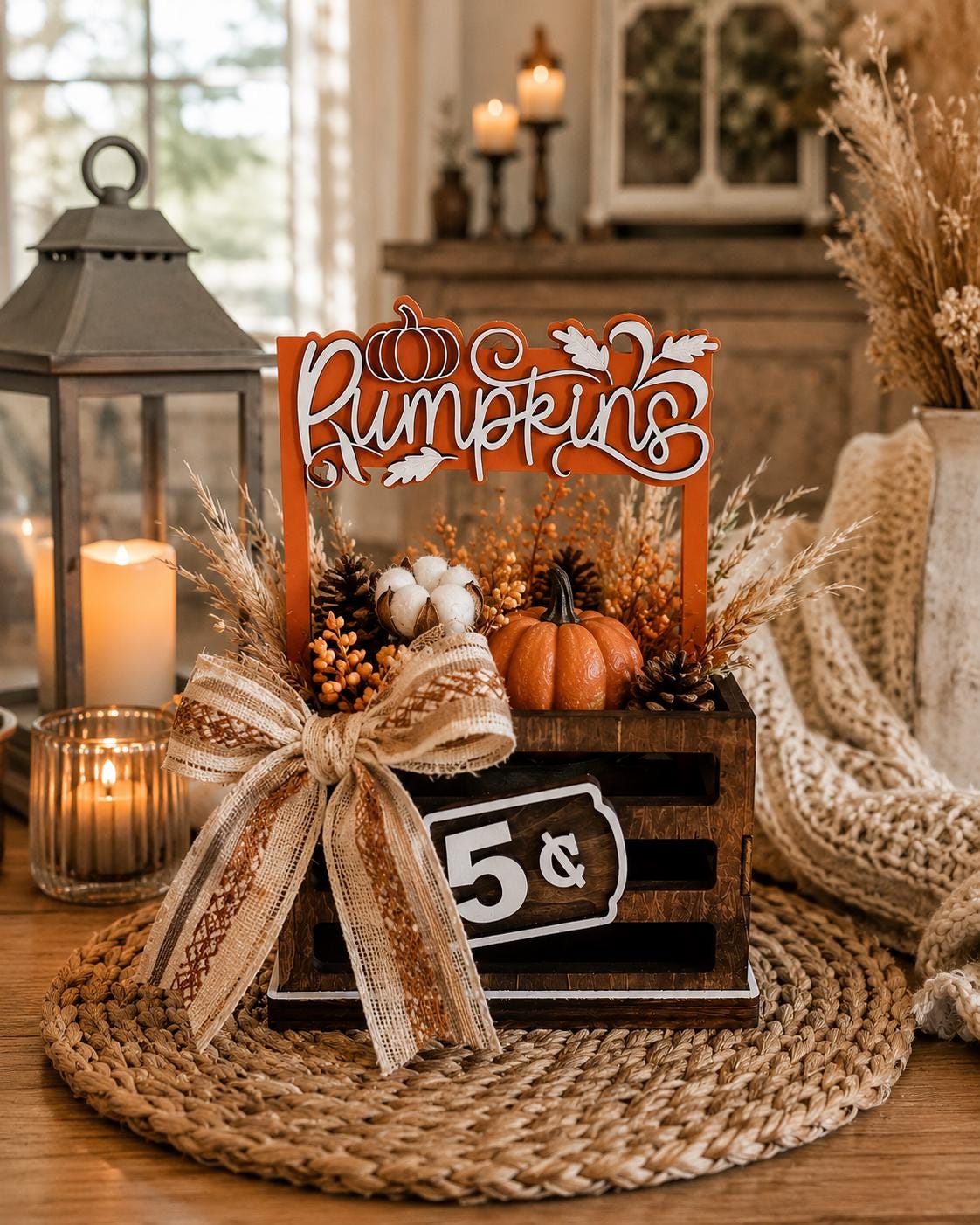 Pumpkins Interchangeable Crate Sign, Pumpkin Wood Sign, Fall Tabletop Decor, Farmers Market Decor, Shelf Decor