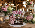 Flowers Interchangeable Crate Sign, Daisy Wood Sign, Farmers Market Decor, Farmhouse Tabletop Decor, Shelf Decor