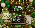Lucky Clovers Interchangeable Crate Sign, St Patrick’s Day Wood Insert, Irish Tabletop Decor, Tiered Tray Decor, Shelf Decor